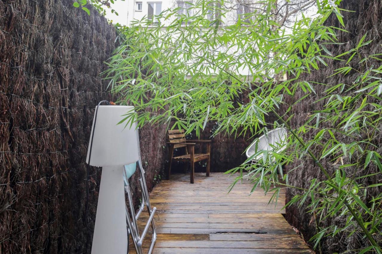 Hidden Abode With Large Patio In Buttes-Chaumont - Paris Eksteriør billede